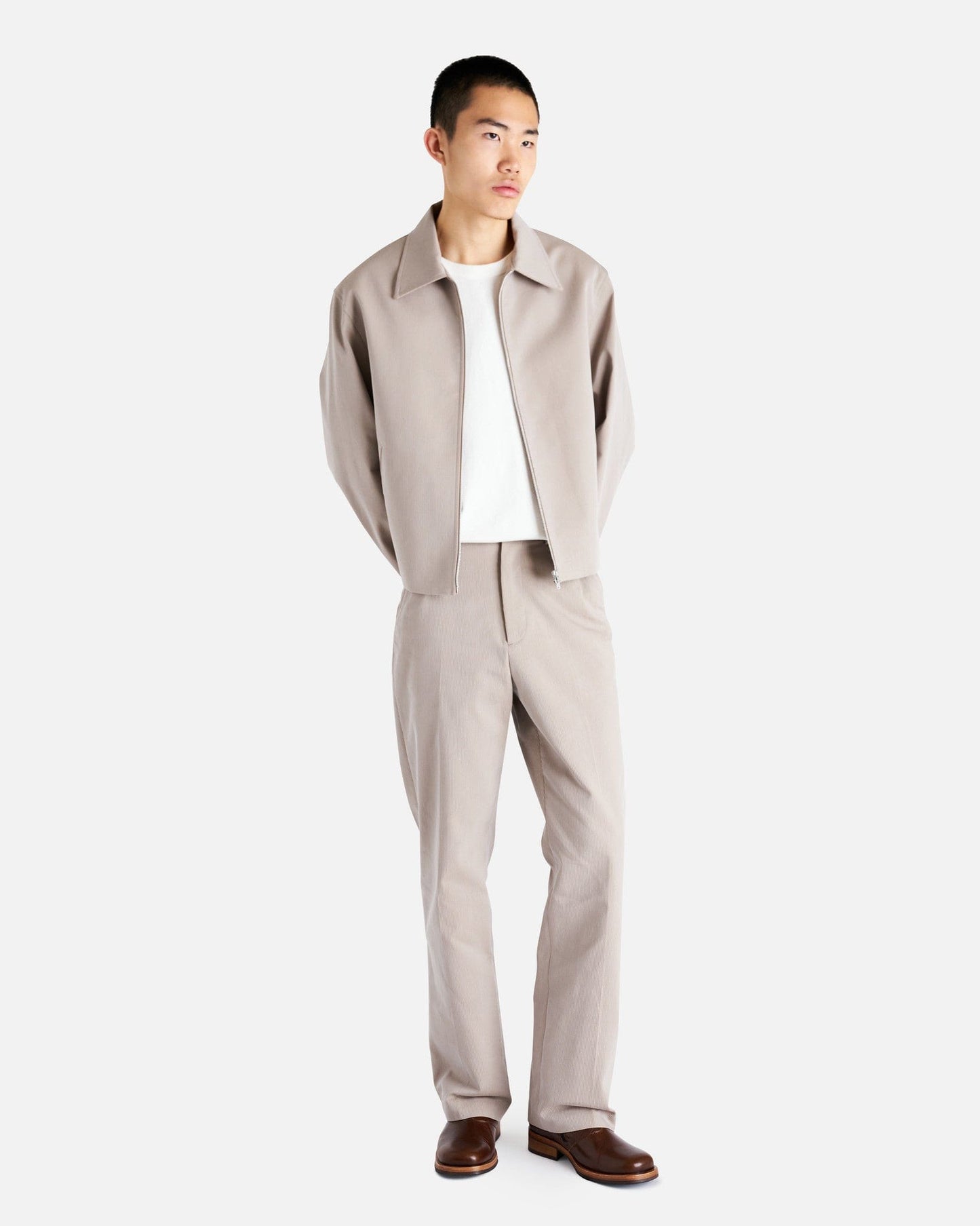 Our Legacy Men's Pants Darien Trouser in Lynx Grey Bedford Solaro