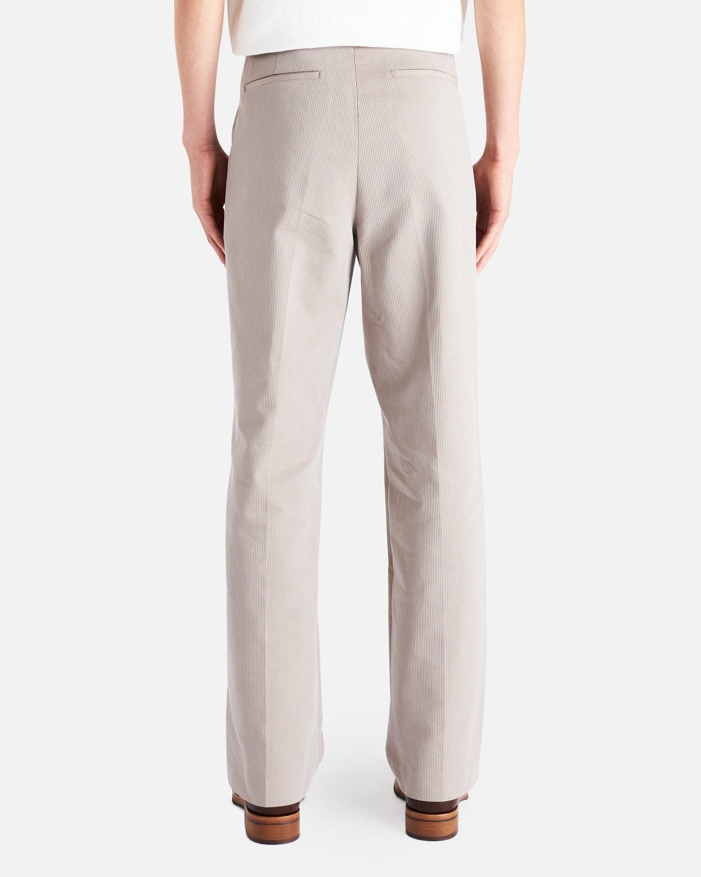 Our Legacy Men's Pants Darien Trouser in Lynx Grey Bedford Solaro