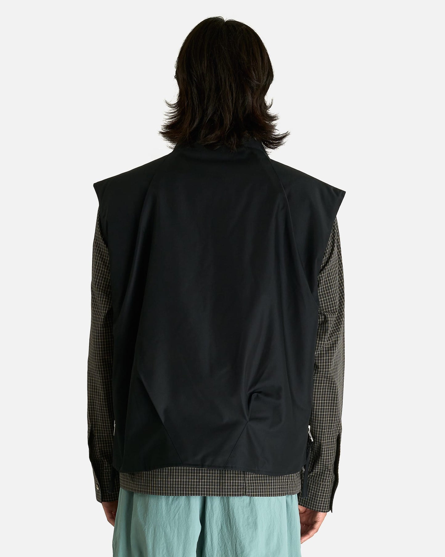 FFFPOSTALSERVICE Men's Jackets Darted Kalf Vest in Black