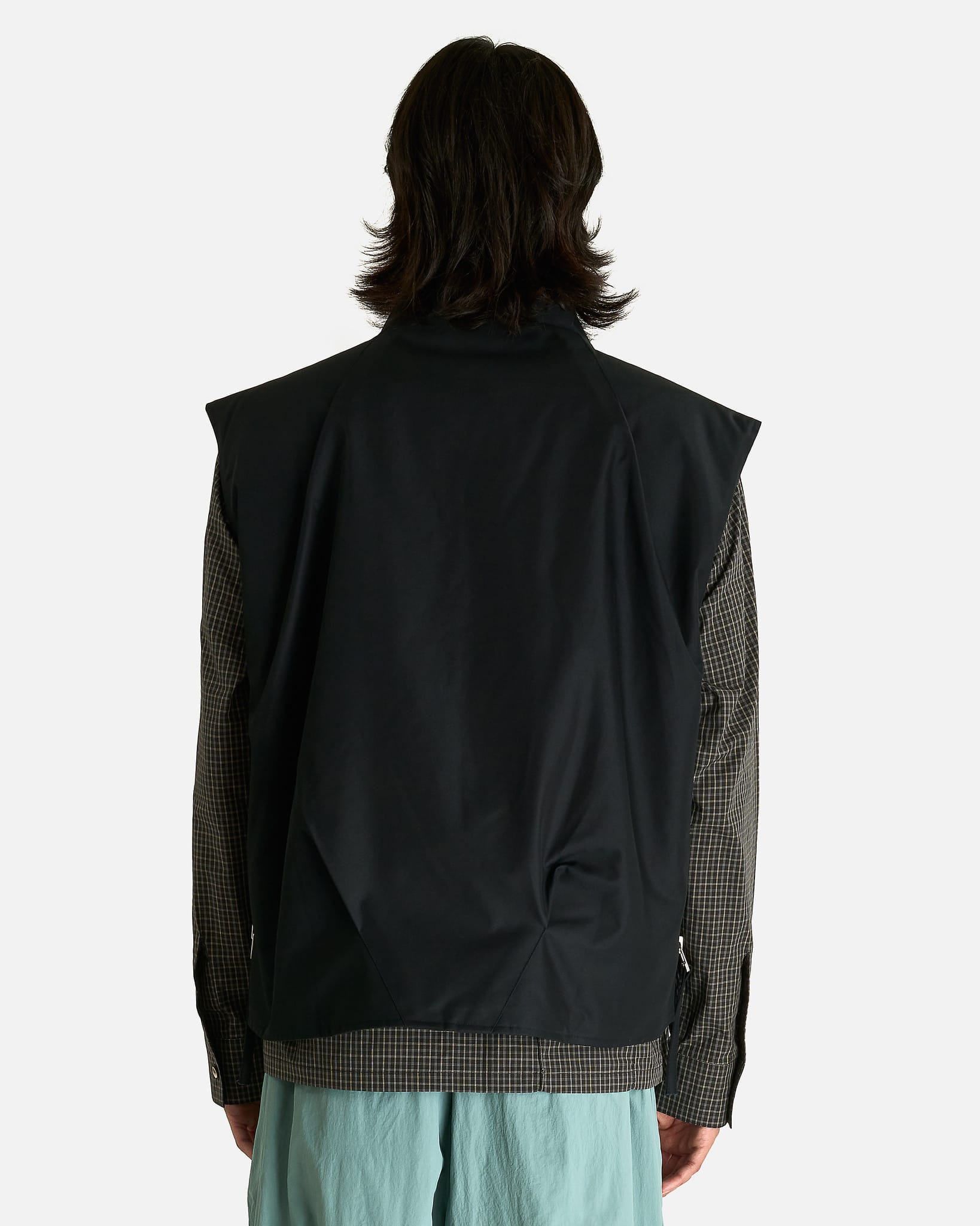 FFFPOSTALSERVICE Men's Jackets Darted Kalf Vest in Black
