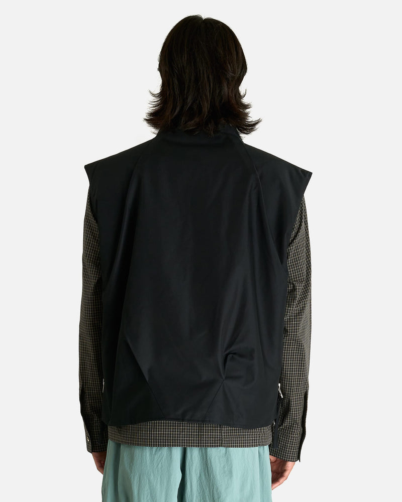 FFFPOSTALSERVICE Men's Jackets Darted Kalf Vest in Black