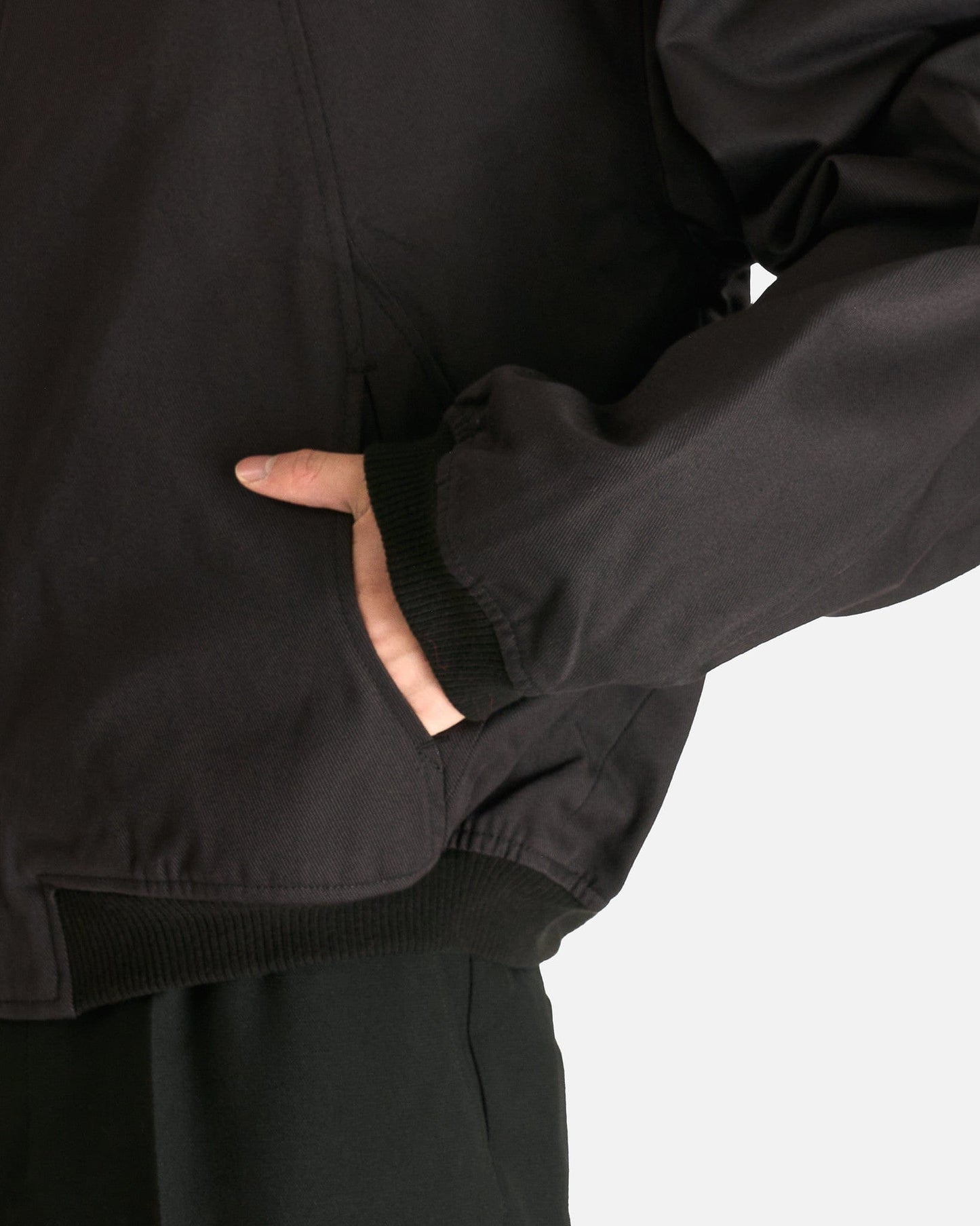 FFFPOSTALSERVICE Men's Jackets Darted MA-1 Bomber in Black