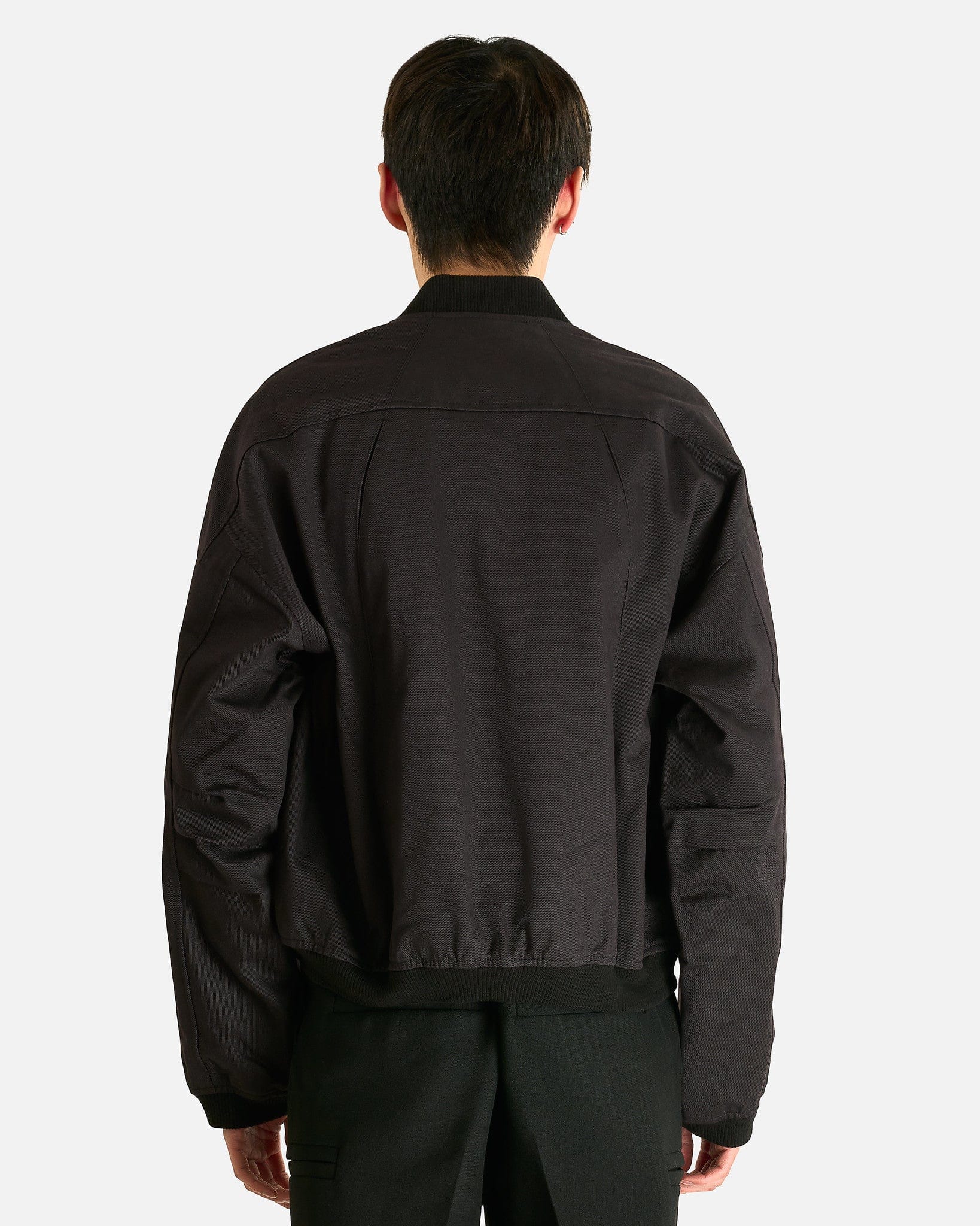 FFFPOSTALSERVICE Men's Jackets Darted MA-1 Bomber in Black