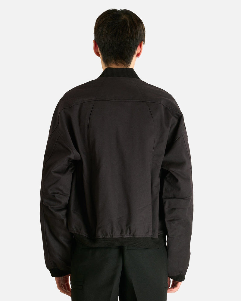 FFFPOSTALSERVICE Men's Jackets Darted MA-1 Bomber in Black