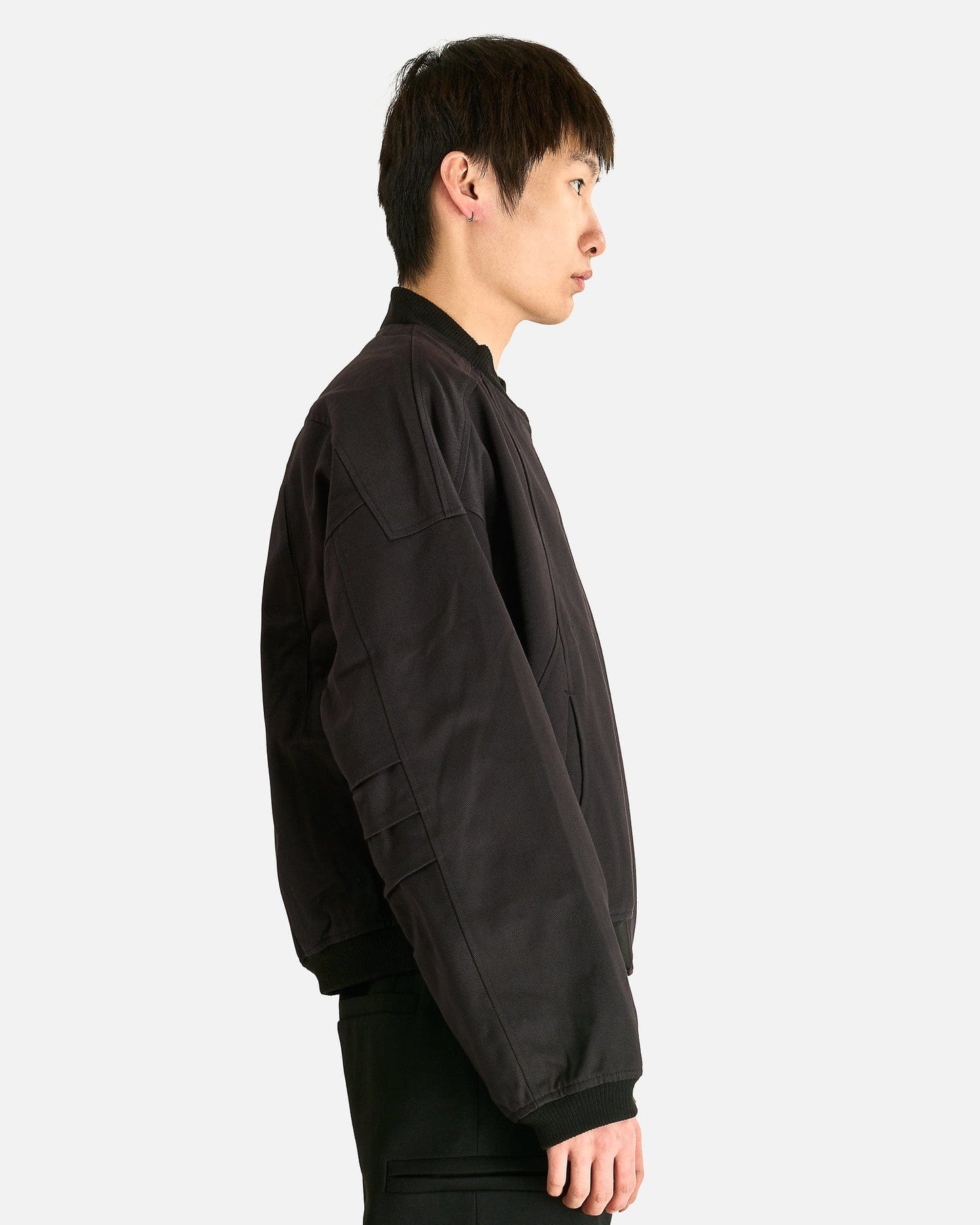 FFFPOSTALSERVICE Men's Jackets Darted MA-1 Bomber in Black