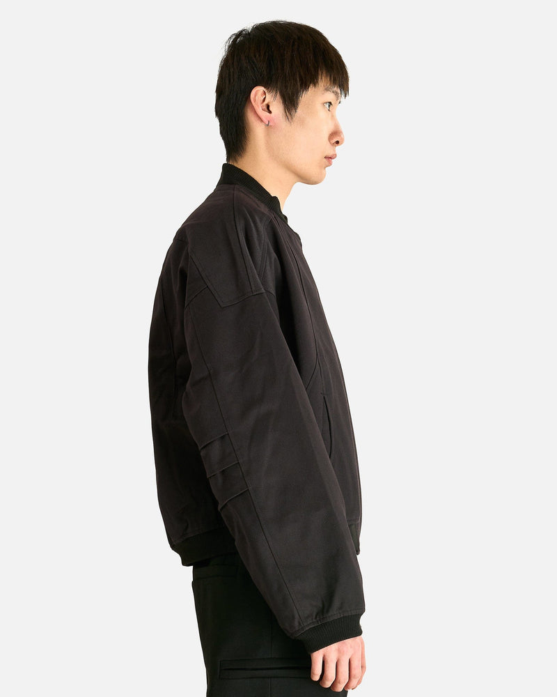 FFFPOSTALSERVICE Men's Jackets Darted MA-1 Bomber in Black