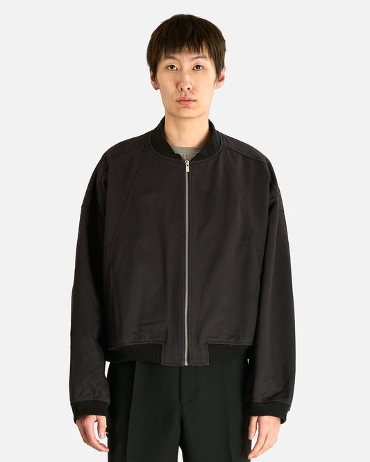 FFFPOSTALSERVICE Men's Jackets Darted MA-1 Bomber in Black