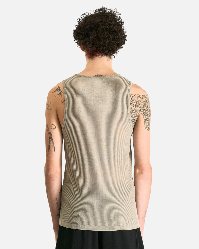 LEMAIRE Men's Tops M Debardeur in Light Sage