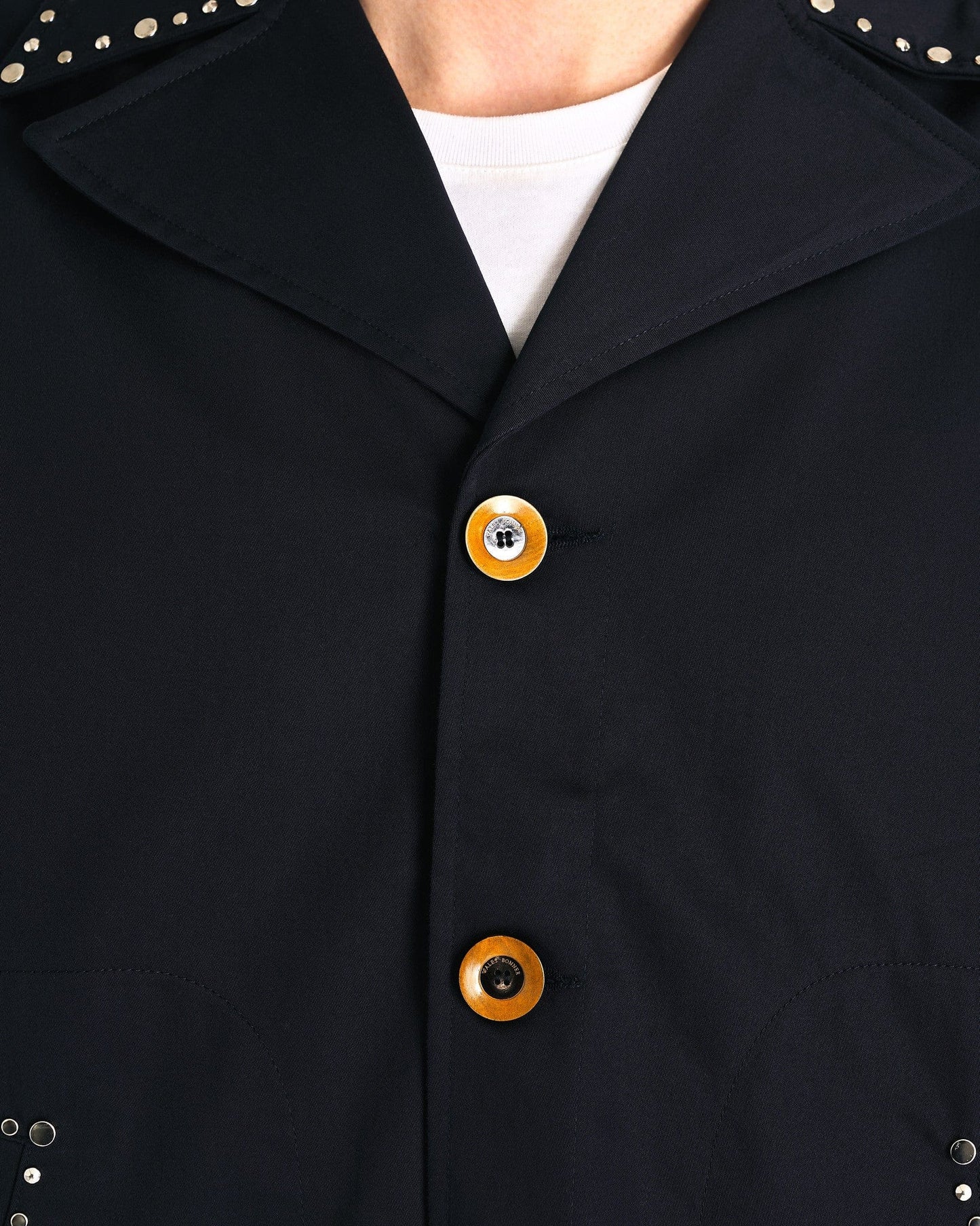Wales Bonner Men's Jackets Delaney Jacket in Navy