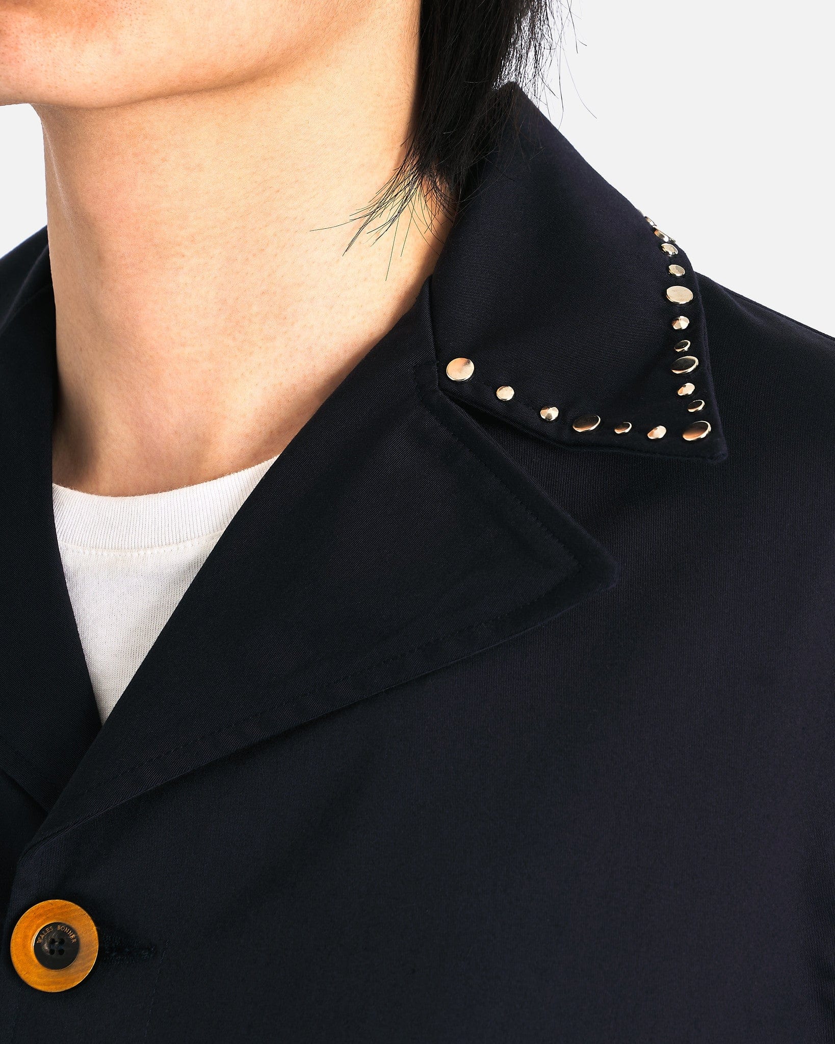 Wales Bonner Men's Jackets Delaney Jacket in Navy