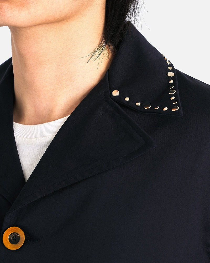 Wales Bonner Men's Jackets Delaney Jacket in Navy