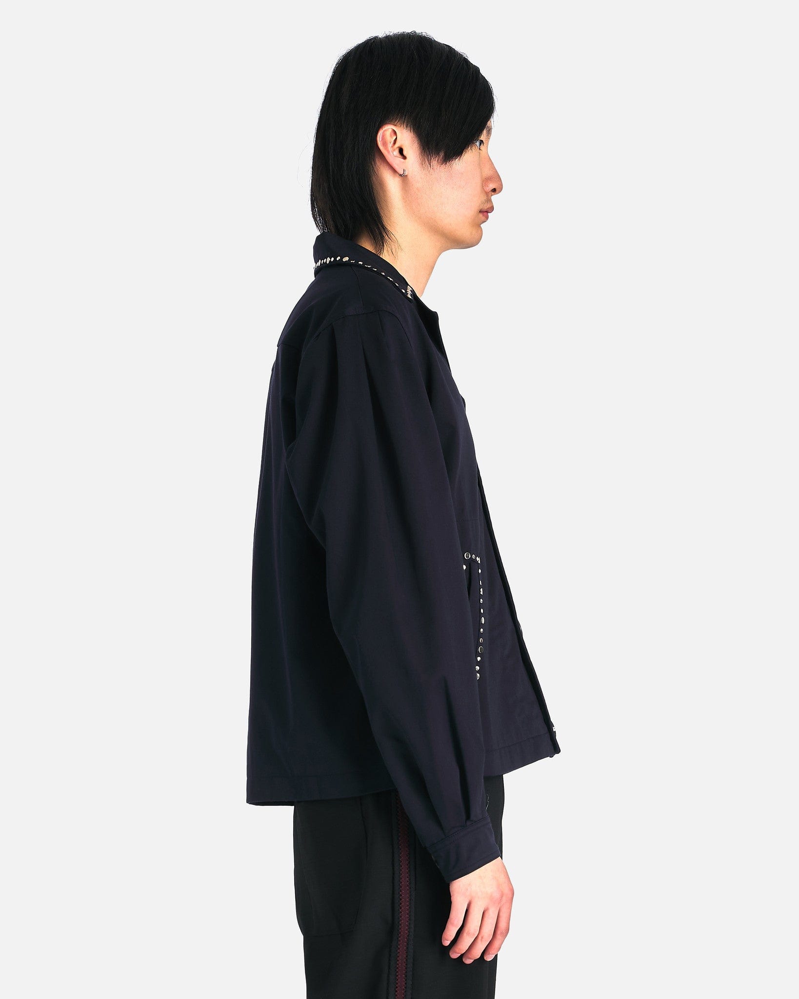 Wales Bonner Men's Jackets Delaney Jacket in Navy