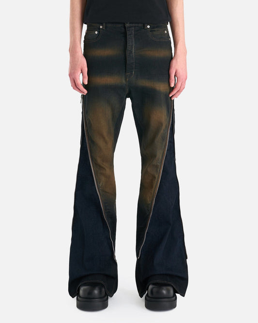 Rick Owens DRKSHDW Men's Jeans Denim Bolan Banana in Mud