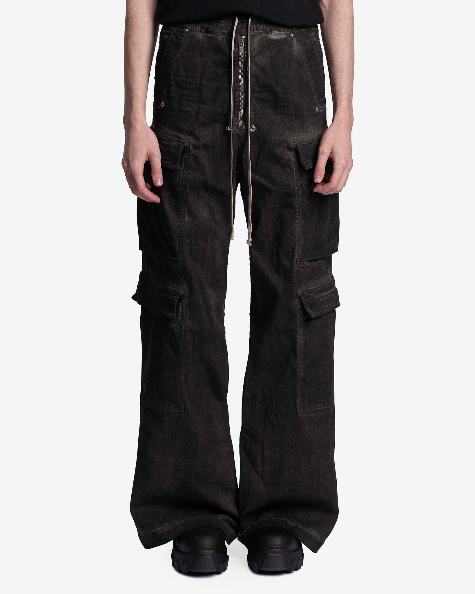 Denim Double Cargo Jumbo Belas in Dark Dust