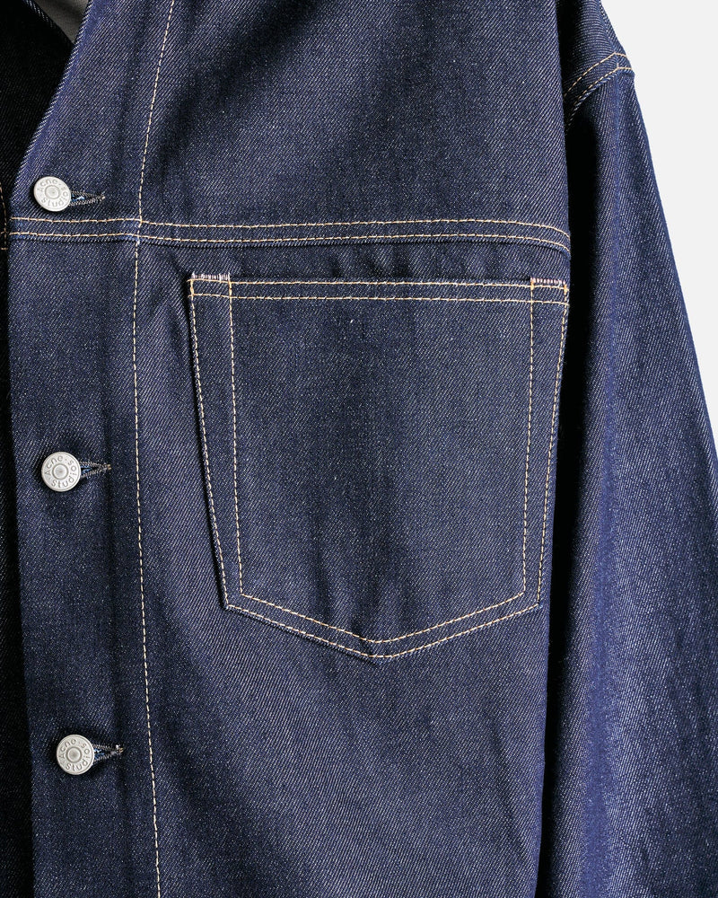 Acne Studios Men's Shirts Denim Outershirt in Indigo Blue