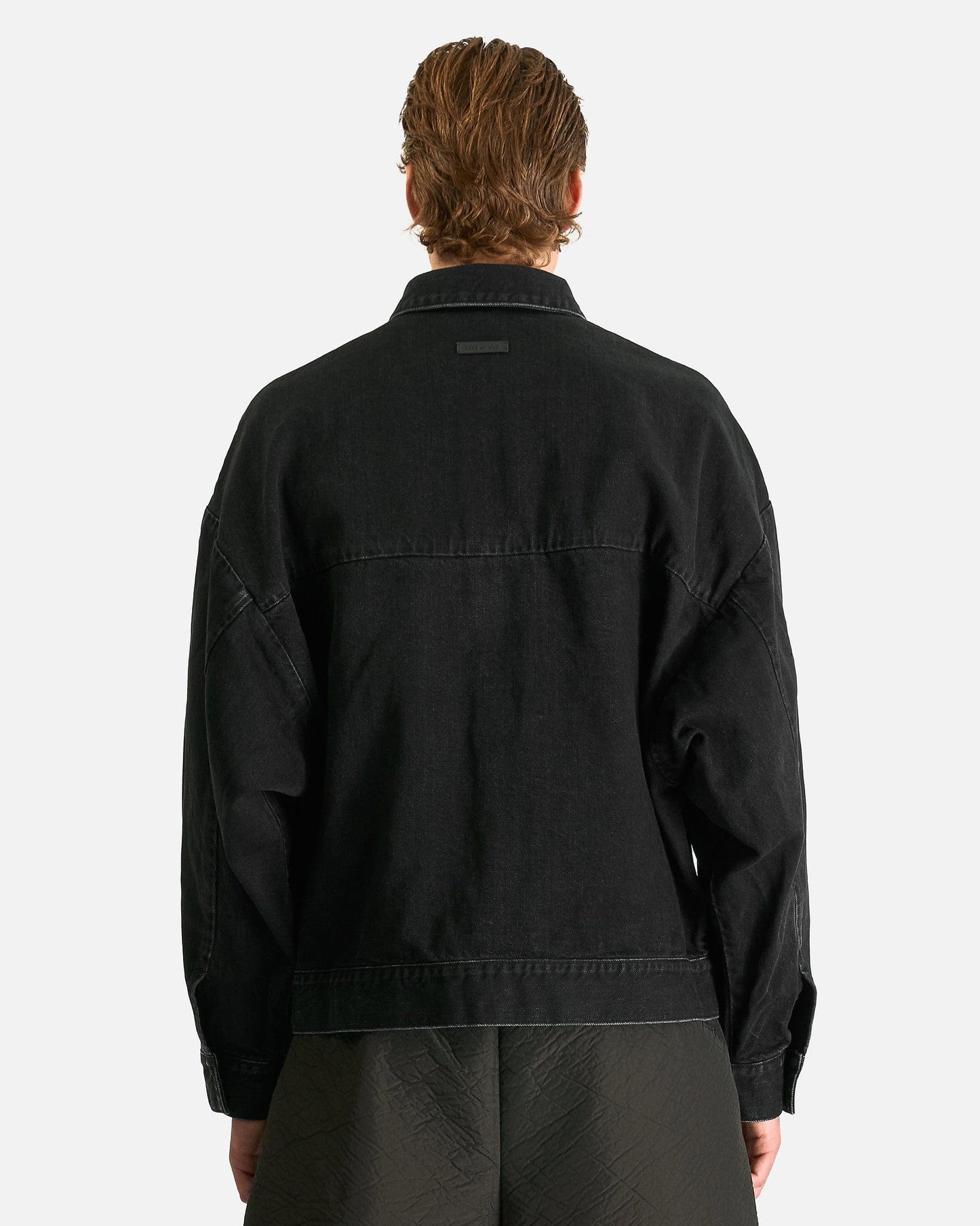 Fear of God Men's Jackets Denim Trucker Jacket in Black