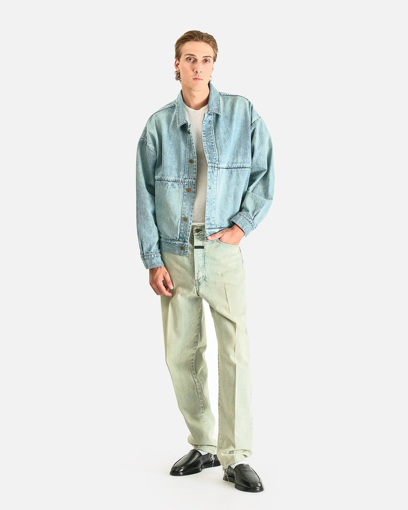 Fear of God Men's Jackets Denim Trucker Jacket in Medium Indigo