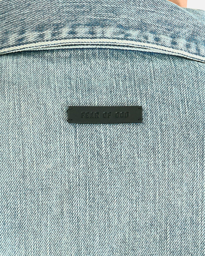 Fear of God Men's Jackets Denim Trucker Jacket in Medium Indigo