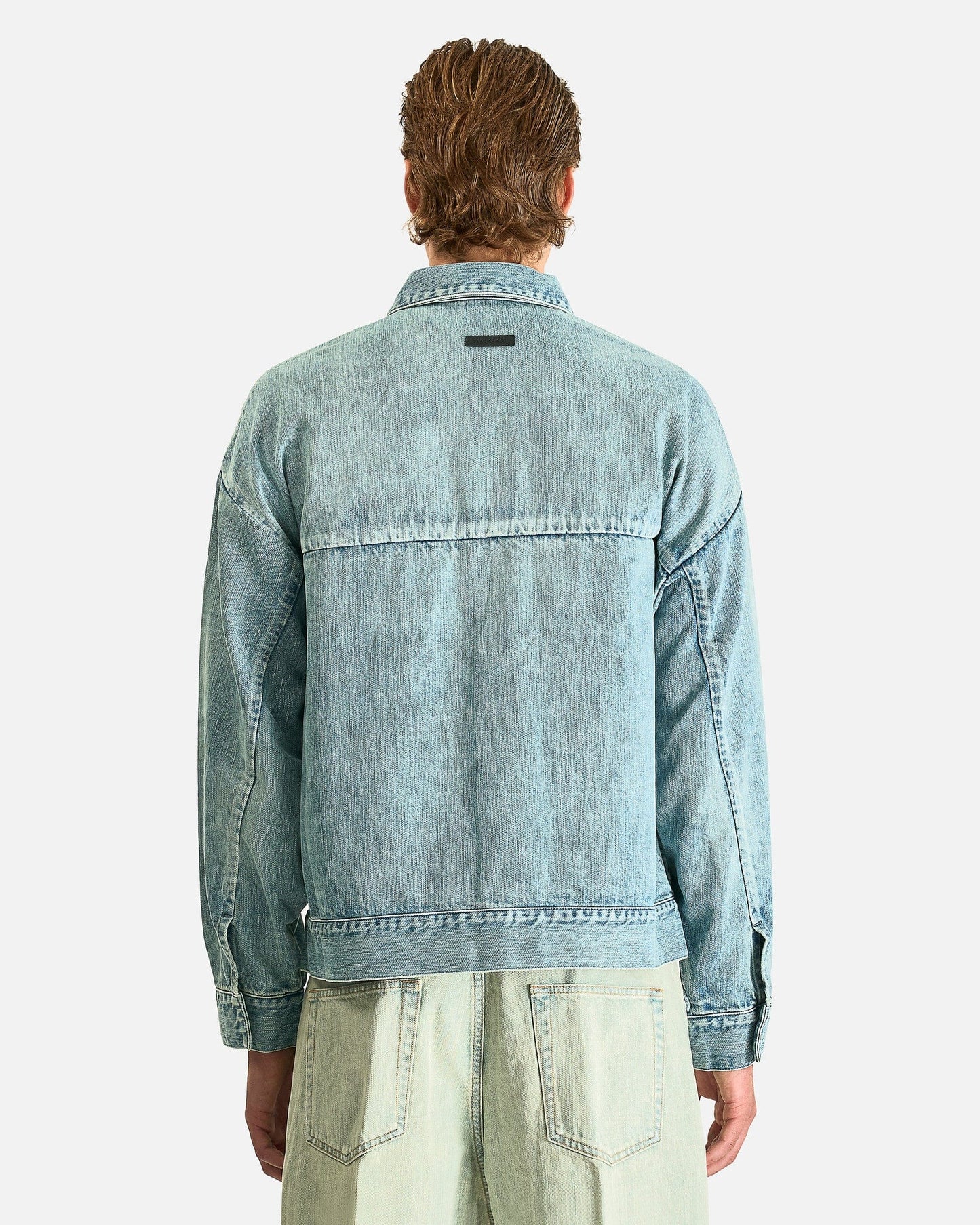 Fear of God Men's Jackets Denim Trucker Jacket in Medium Indigo