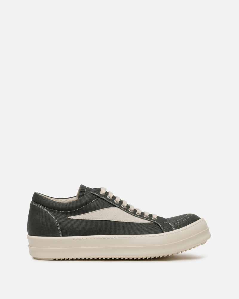 Rick Owens DRKSHDW Men's Sneakers Denim Vintage Sneakers in Hustler Blue/Milk
