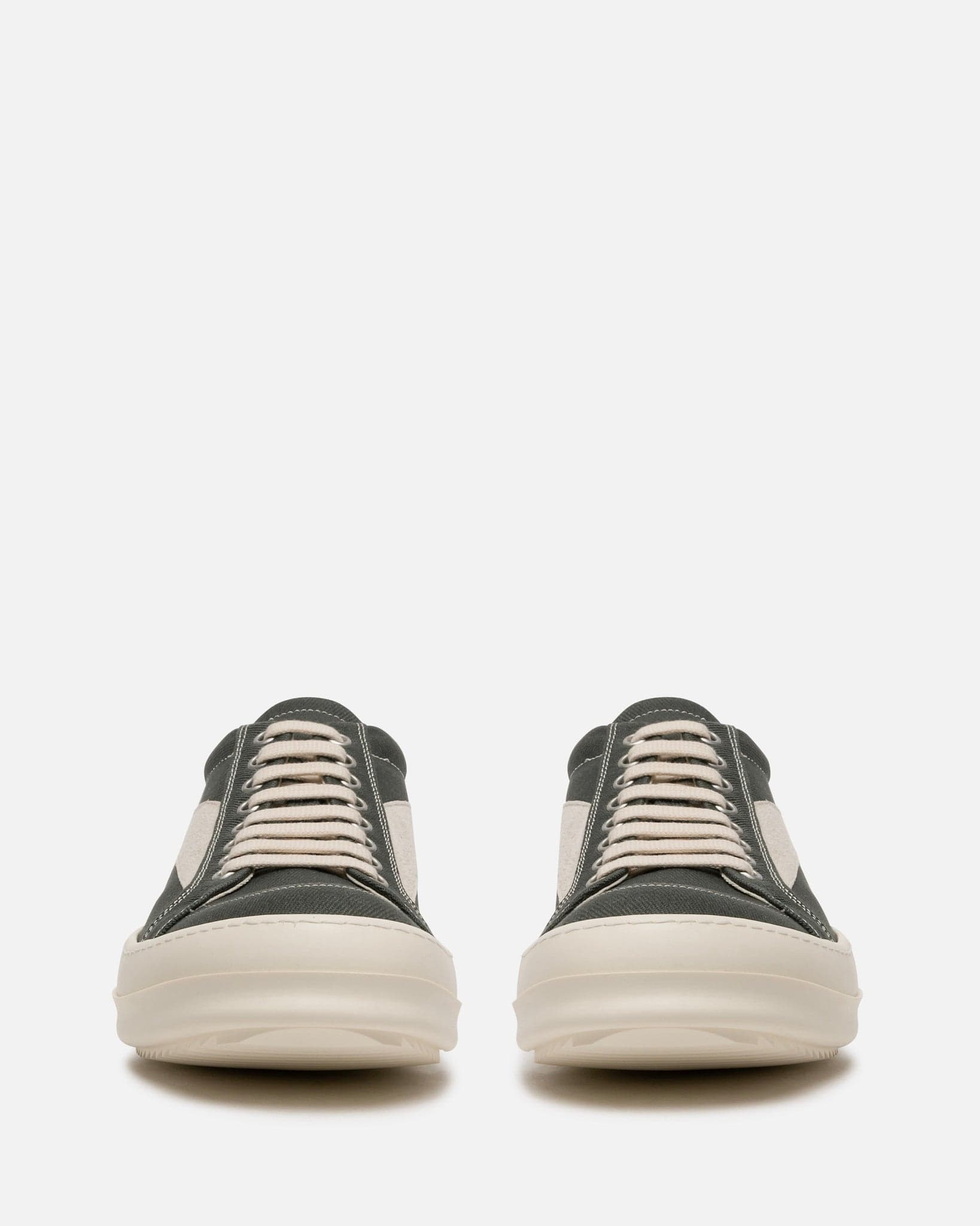 Rick Owens DRKSHDW Men's Sneakers Denim Vintage Sneakers in Hustler Blue/Milk