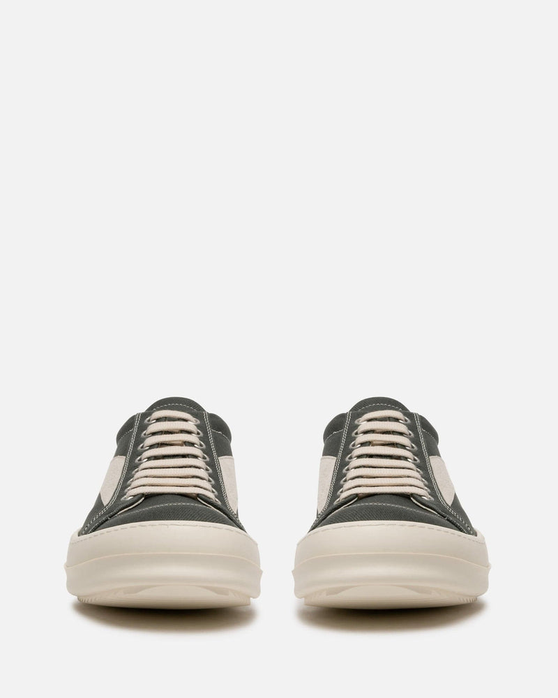 Rick Owens DRKSHDW Men's Sneakers Denim Vintage Sneakers in Hustler Blue/Milk