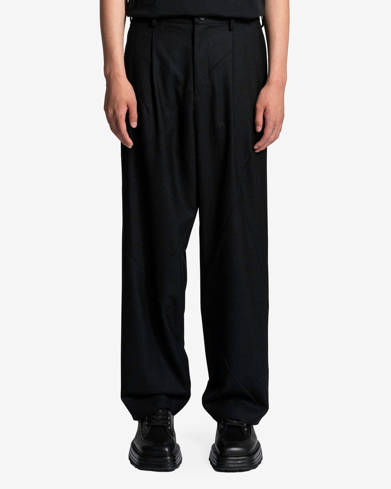UNDERCOVER Men's Pants Diagonal Pants in Black