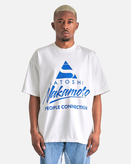 Satoshi Nakamoto Men's T-Shirts Dial Up T-Shirt in White