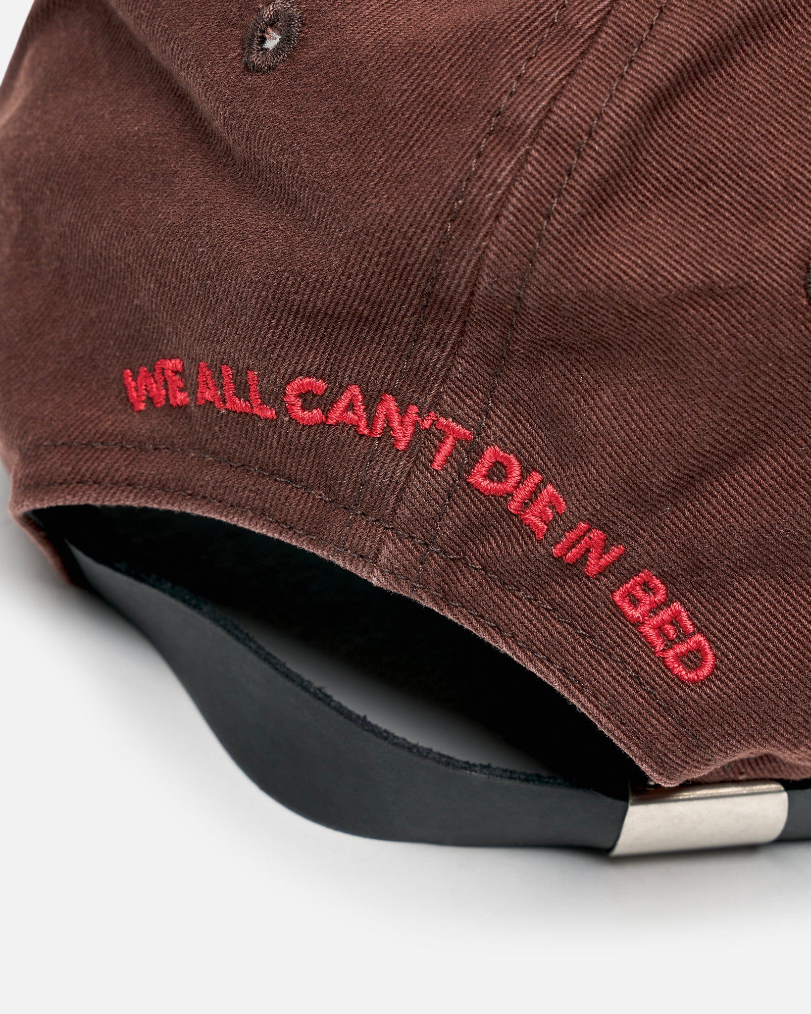 Enfants Riches Deprimes Men's Hats O/S Die in Bed 6-Panel Hat in Brown/Black