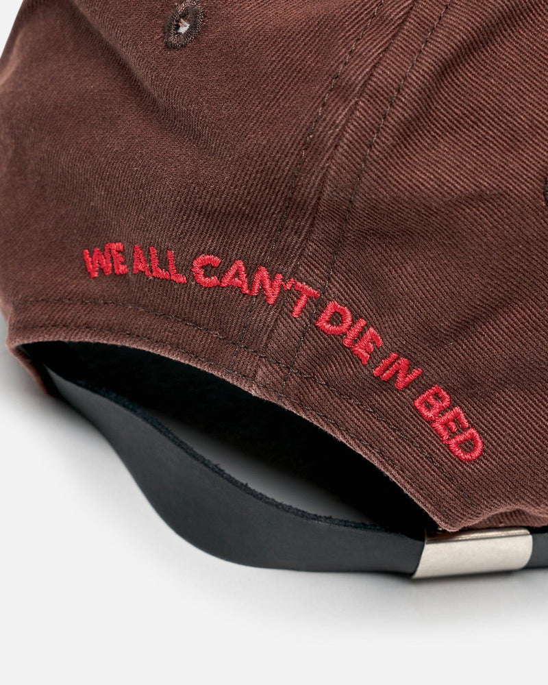 Enfants Riches Deprimes Men's Hats O/S Die in Bed 6-Panel Hat in Brown/Black