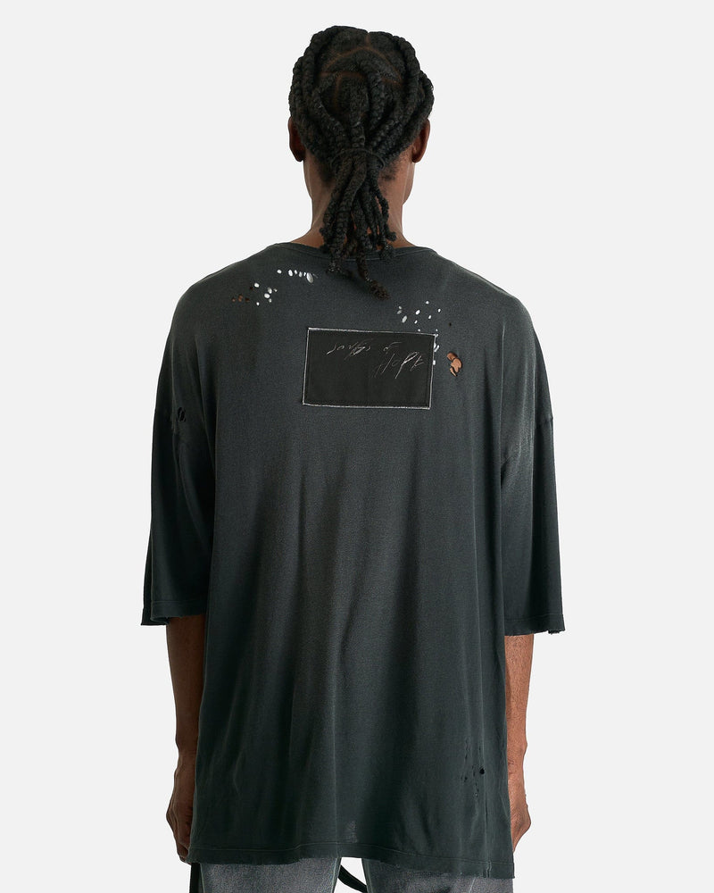 Dieter High Comfort Fit T-Shirt in Faded Black – SVRN