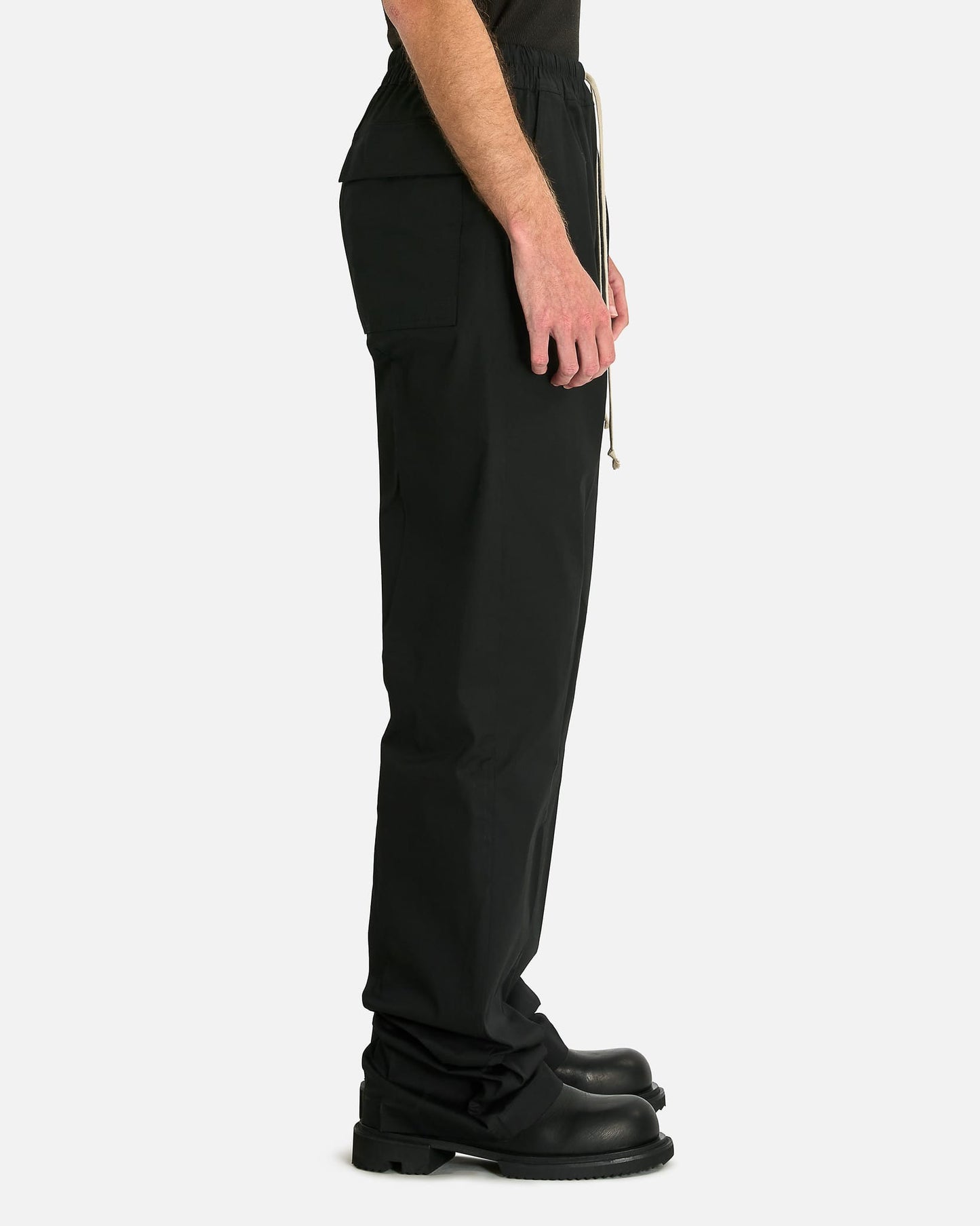 Rick Owens Men's Jeans Dietrich Drawstring in Black