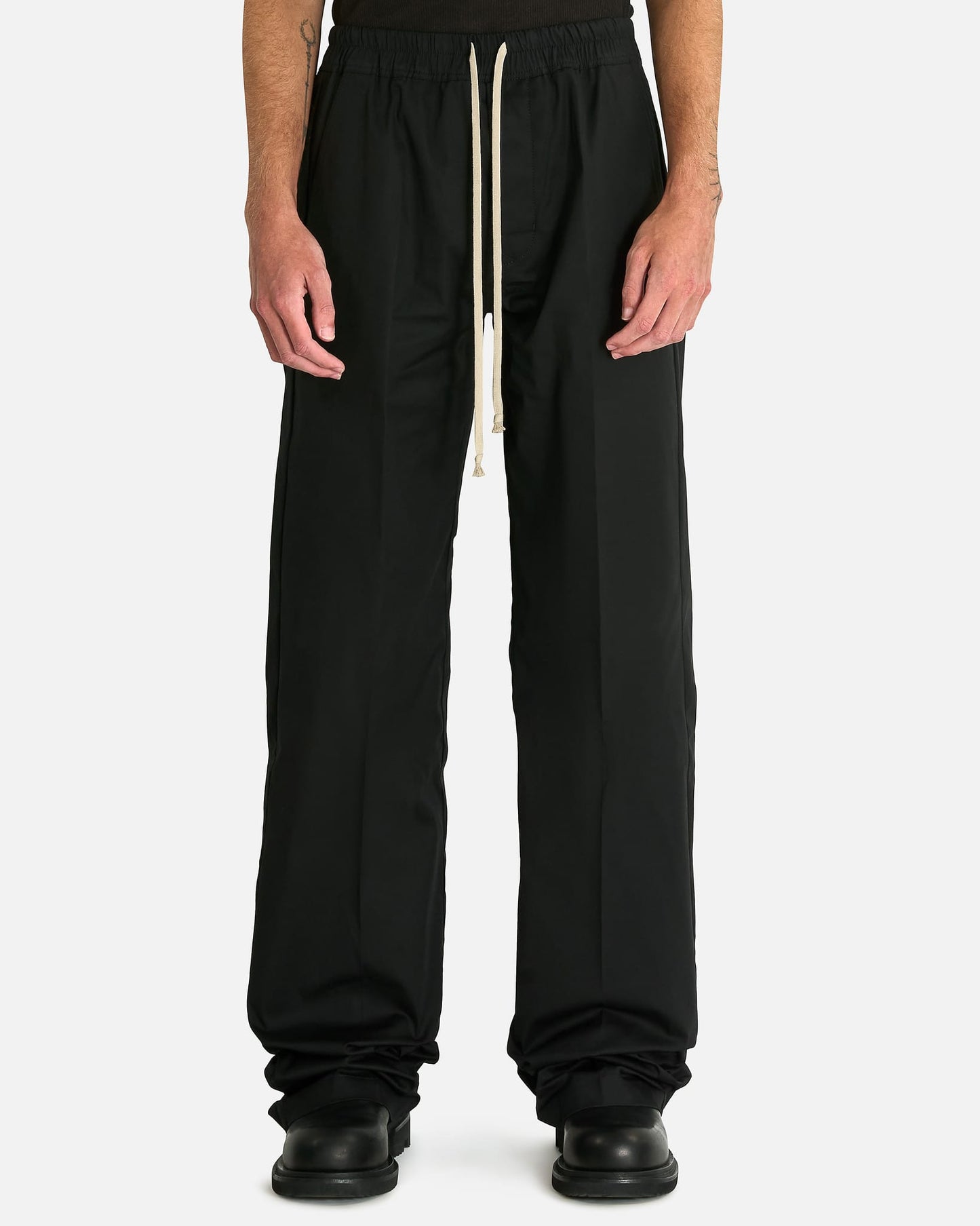 Rick Owens Men's Jeans Dietrich Drawstring in Black