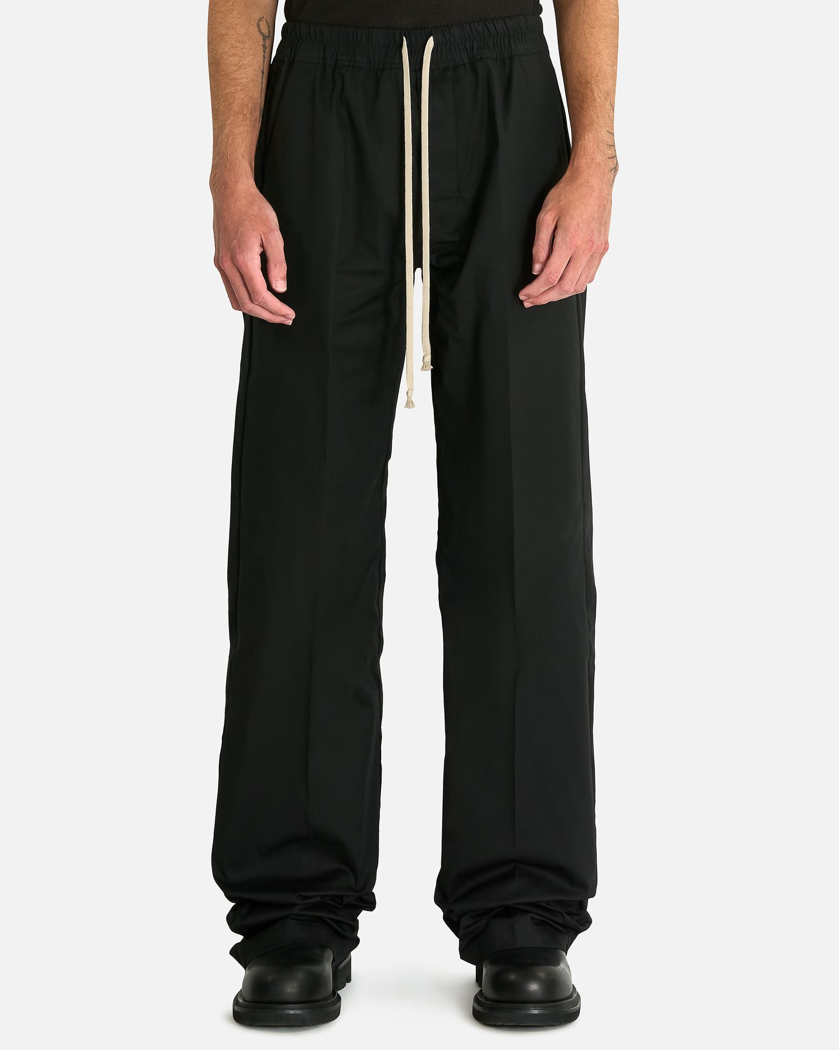 Rick Owens Men's Jeans Dietrich Drawstring in Black