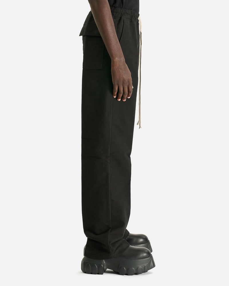 Rick Owens Men's Pants Dietrich Drawstring in Black