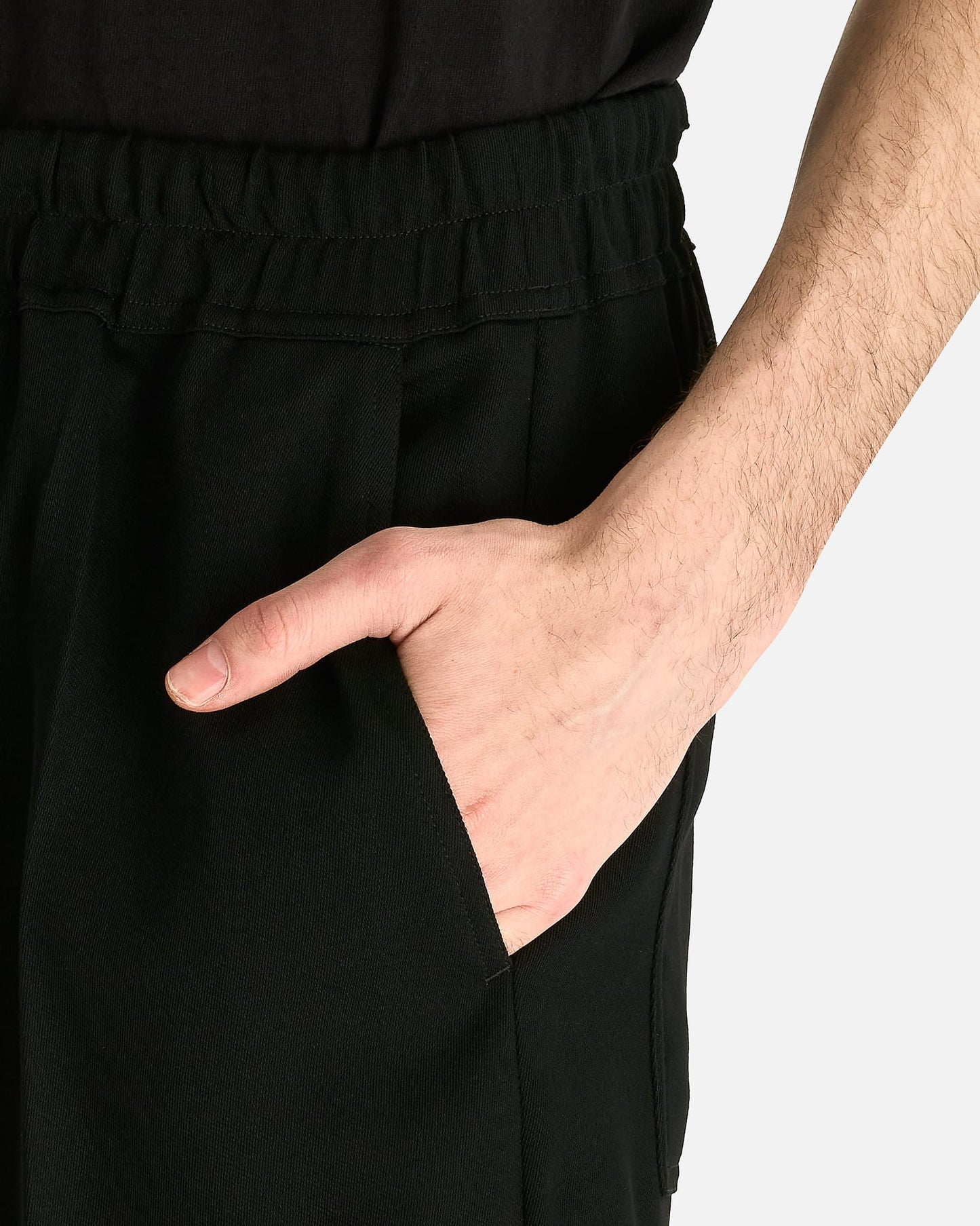 Rick Owens Men's Pants Dietrich Drawstring in Black