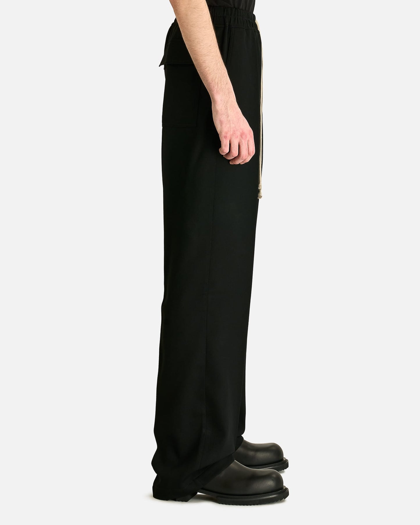 Rick Owens Men's Pants Dietrich Drawstring in Black