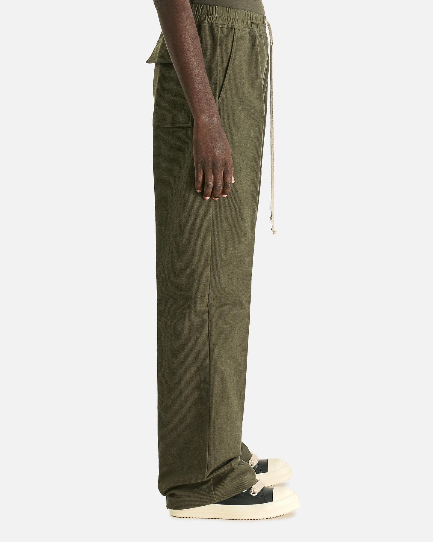Rick Owens Men's Pants Dietrich Drawstring in Bosco