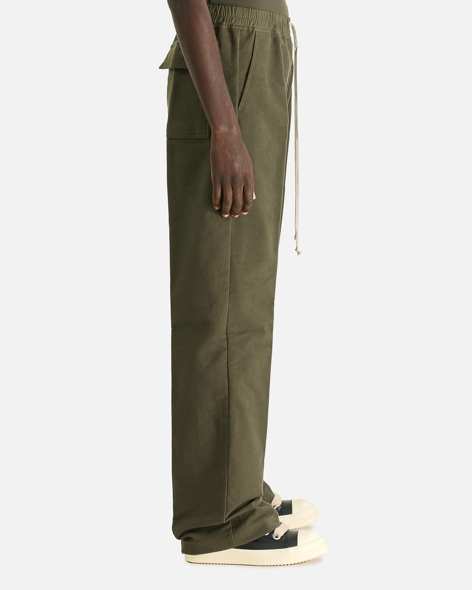 Rick Owens Men's Pants Dietrich Drawstring in Bosco