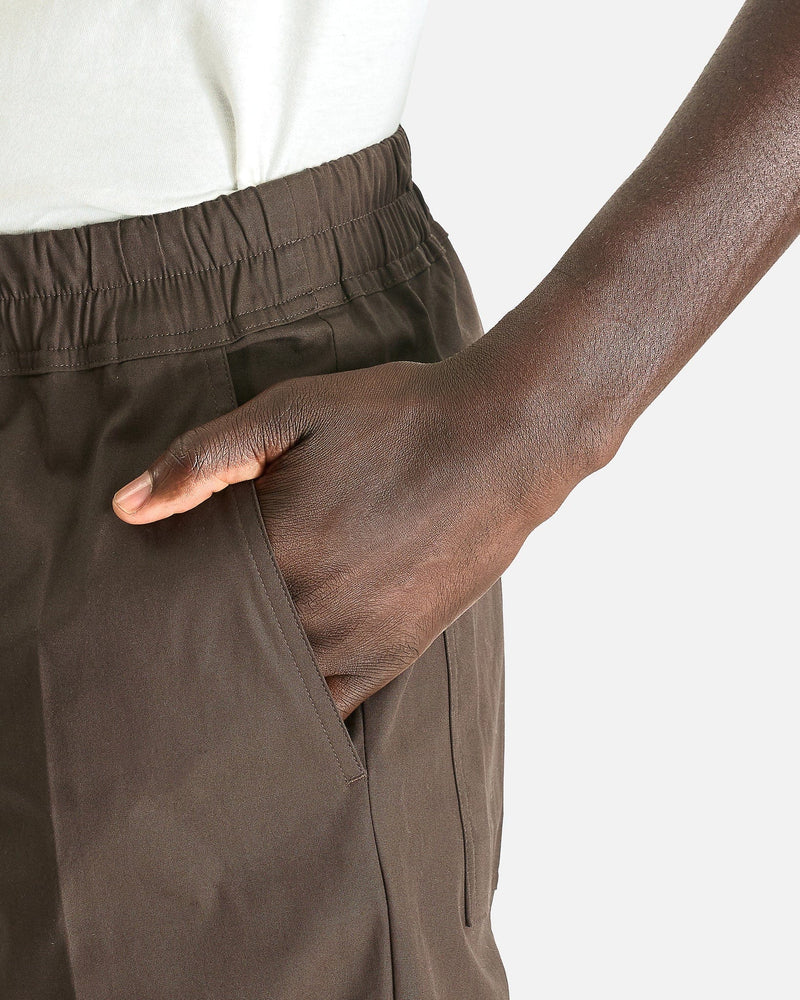 Rick Owens Men's Pants Dietrich Drawstring in Dark Dust