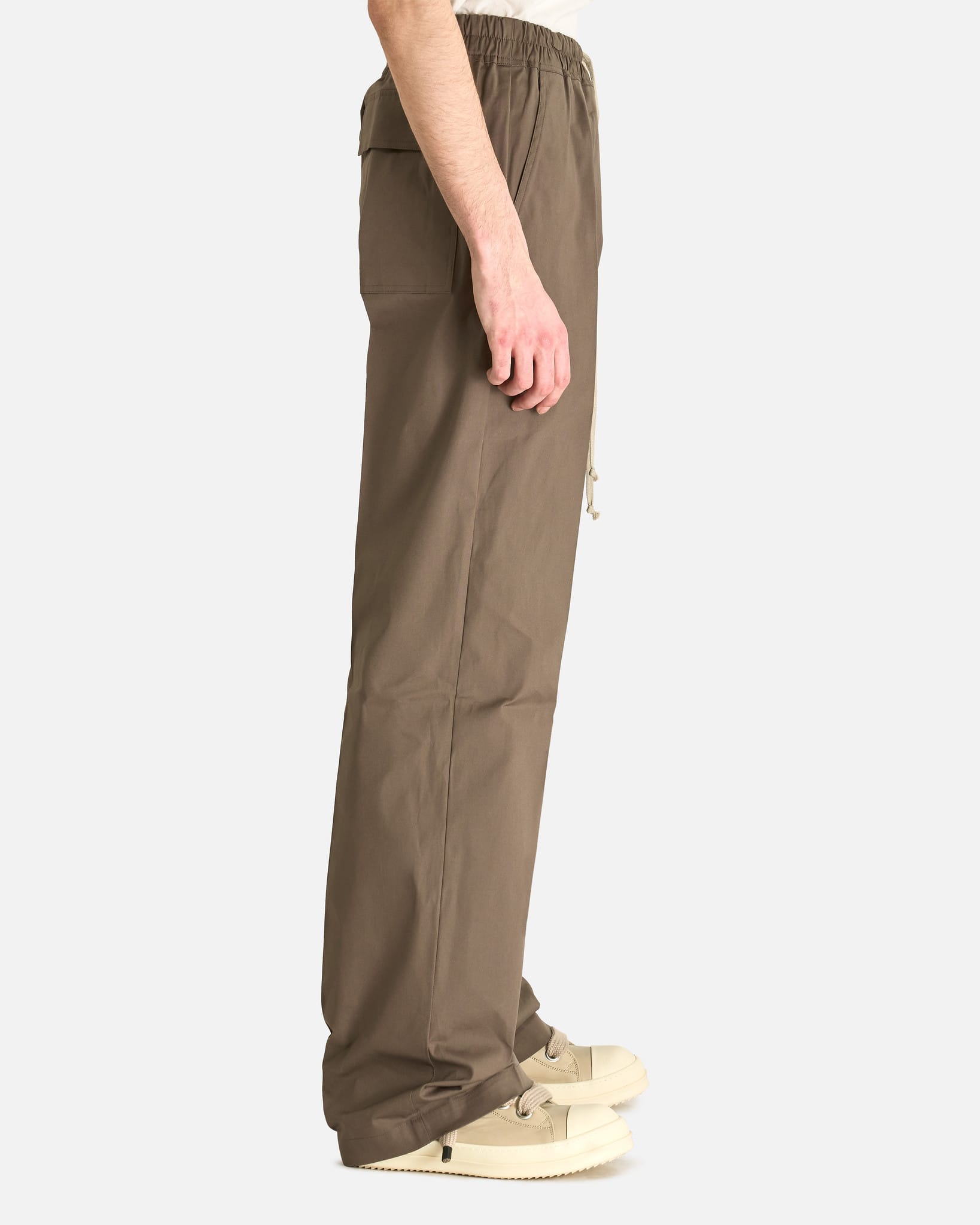 Rick Owens Men's Pants Dietrich Drawstring in Dust