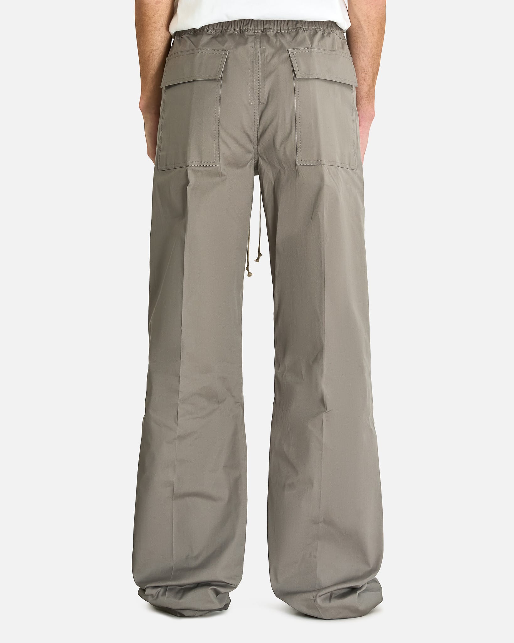 Rick Owens Men's Jeans Dietrich Drawstring in Steel