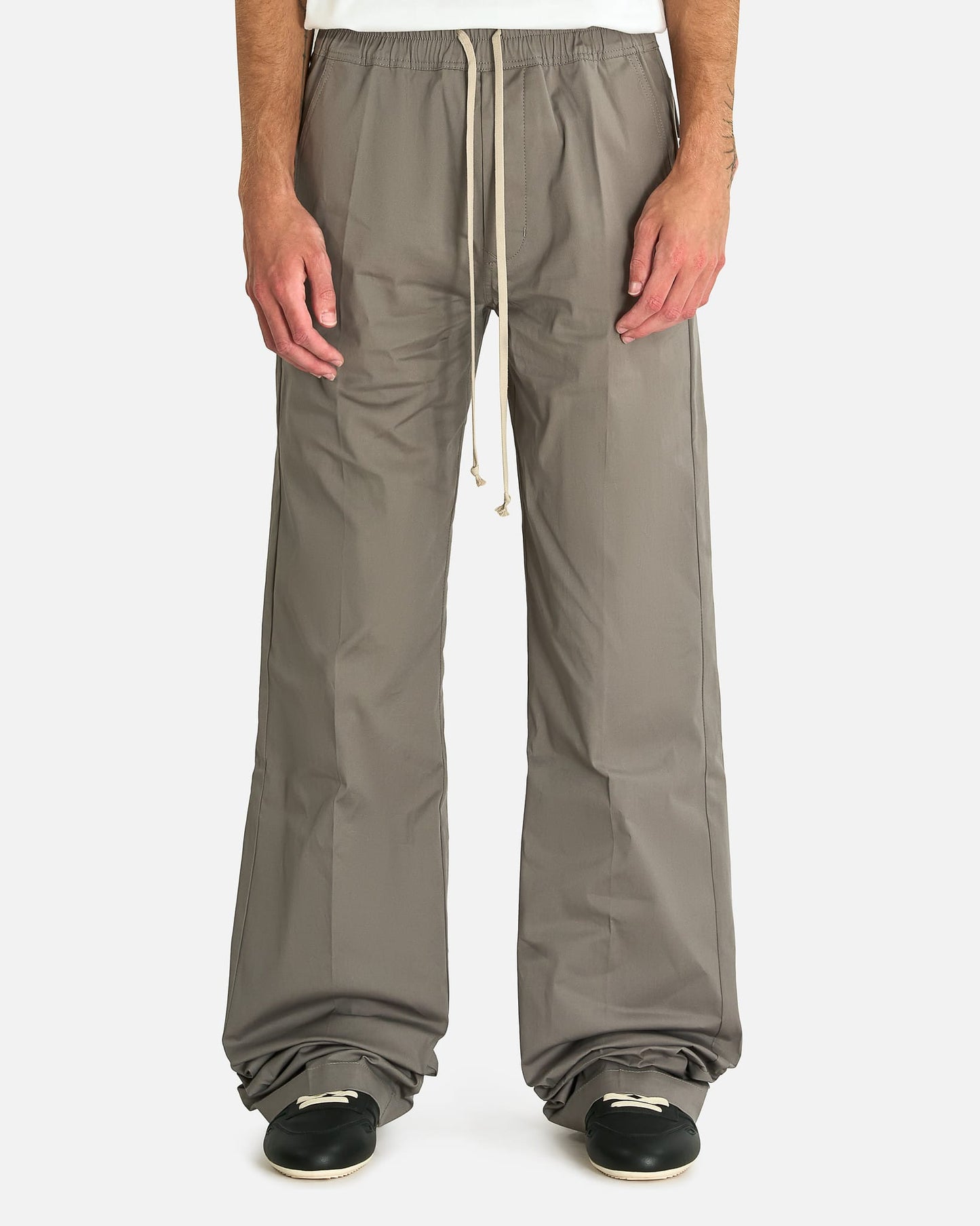 Rick Owens Men's Jeans Dietrich Drawstring in Steel