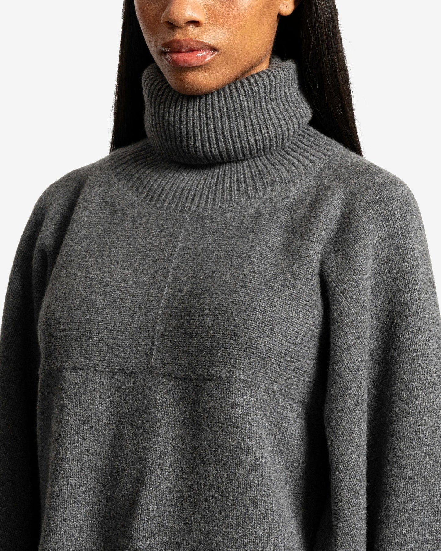 Niccolò Pasqualetti Women Sweaters Dilato Turtleneck in Grey