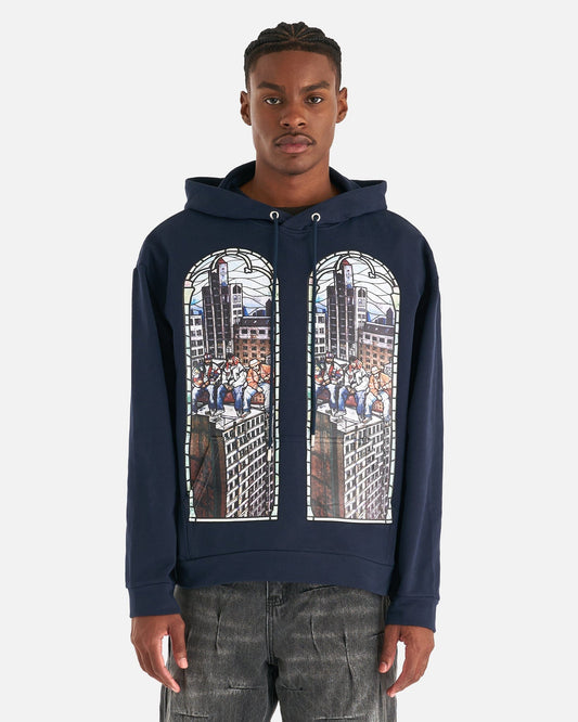 Who Decides War Men's Sweatshirts Diplomats Hooded Sweatshirt in Navy