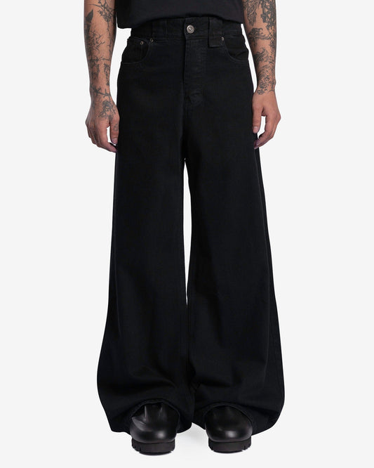 Willy Chavarria Men's Jeans Disco Jeans in One Wash Black