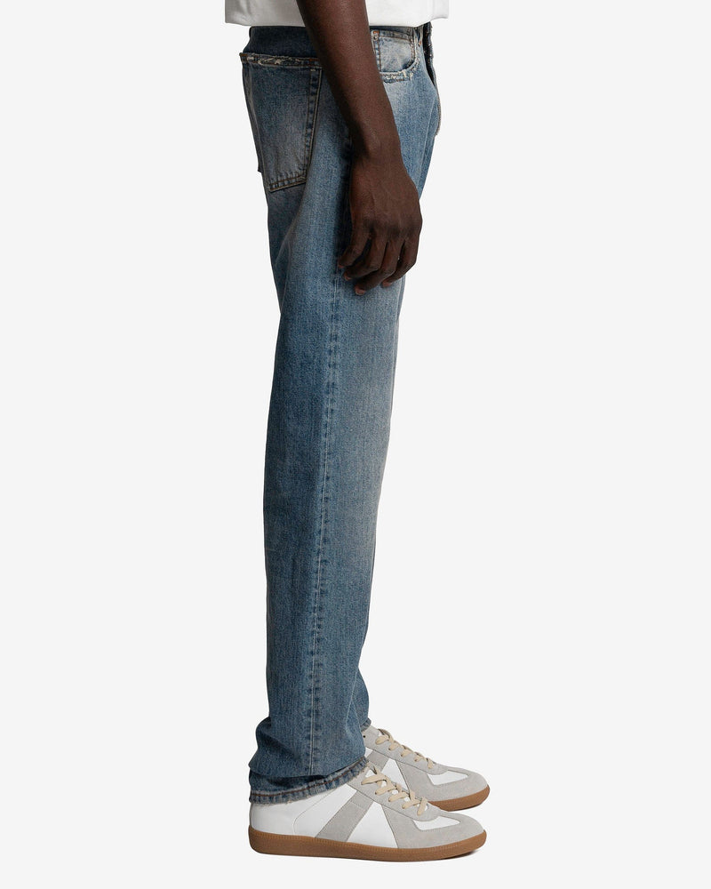 Distressed Jeans in Light Indigo – SVRN