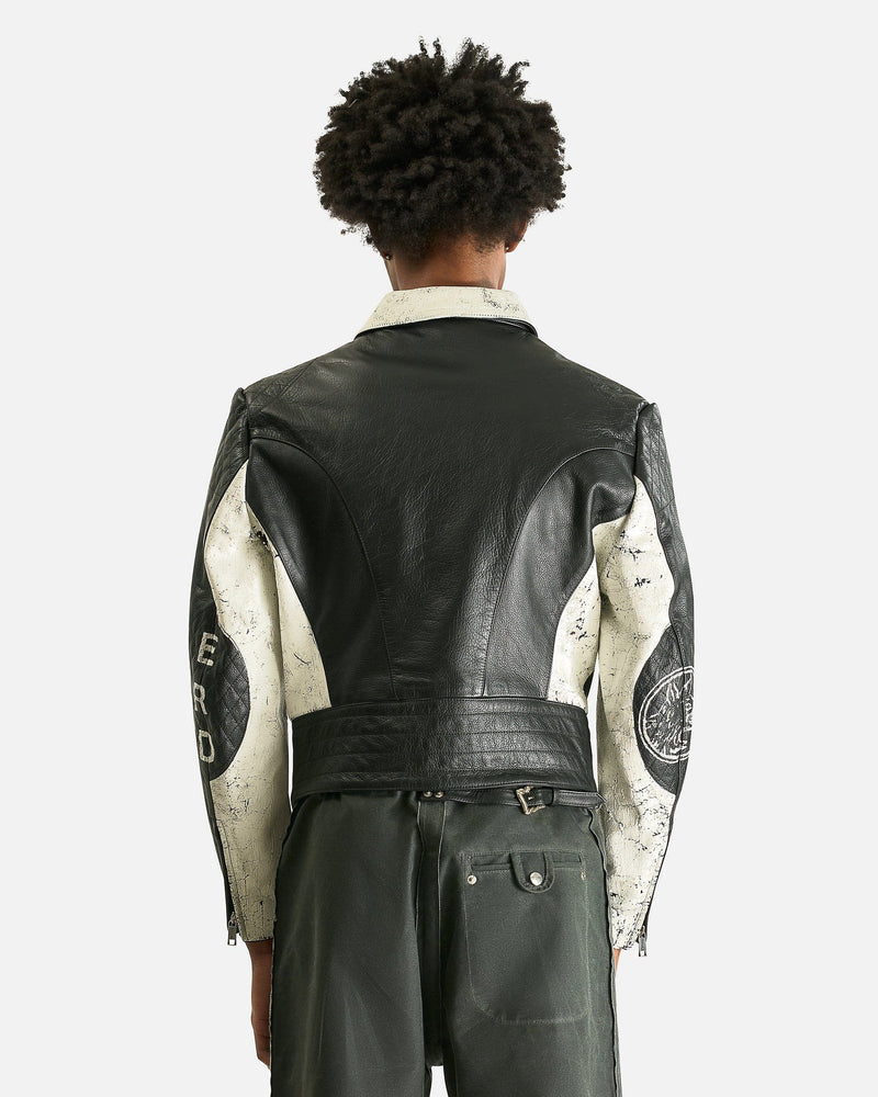 Enfants Riches Deprimes Men's Jackets Dog in Restraint Leather Jacket in Black/White