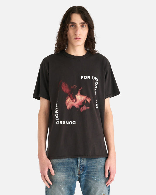 Enfants Riches Deprimes Men's T-Shirts Dorothy Dunked T-Shirt in Faded Black