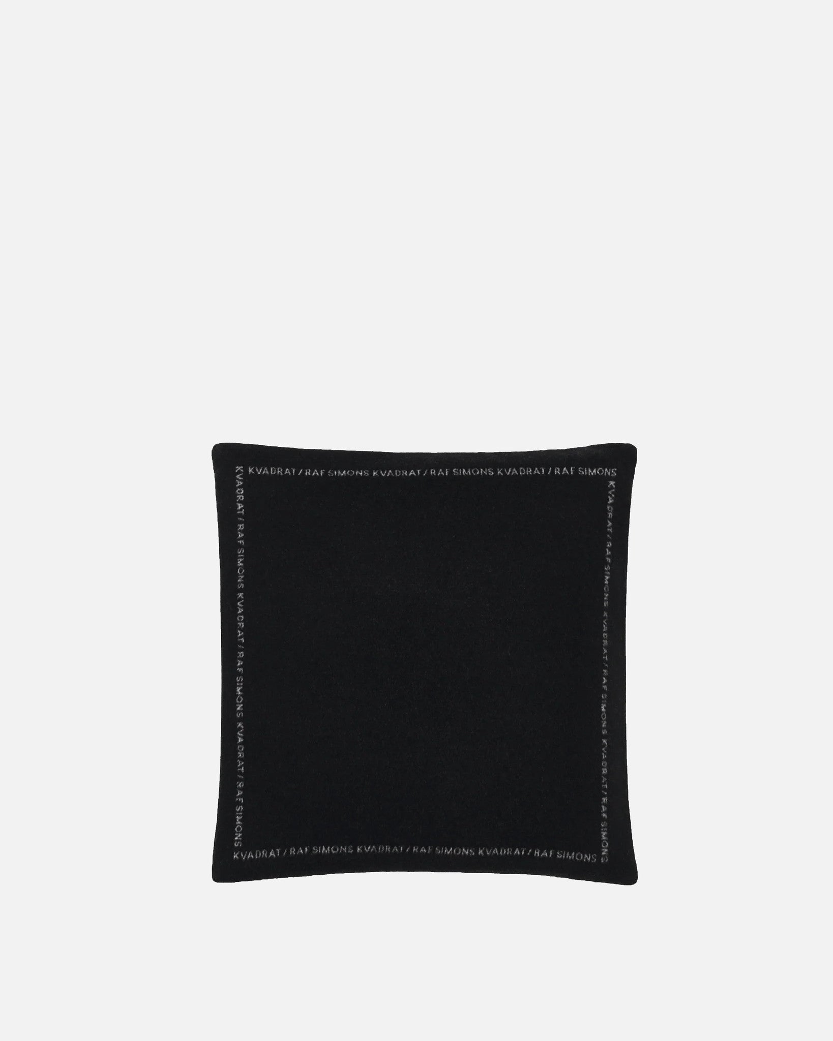 Kvadrat/Raf Simons Home Goods OS Double Face Wool Cushion in Black
